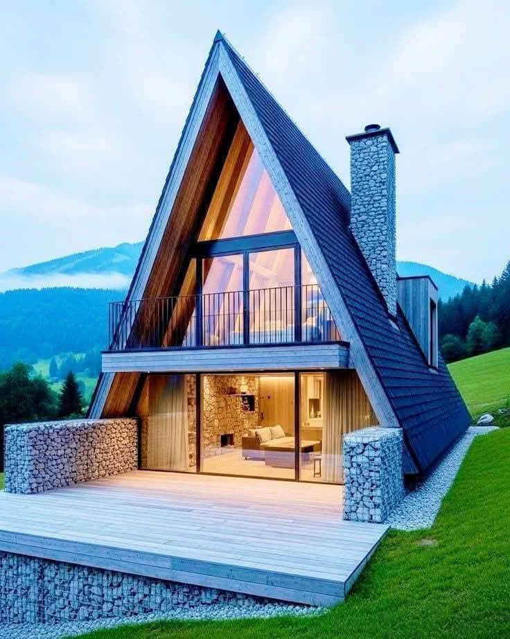 ეკოლოგიური კოტეჯი ბუნებრივ გარემოში